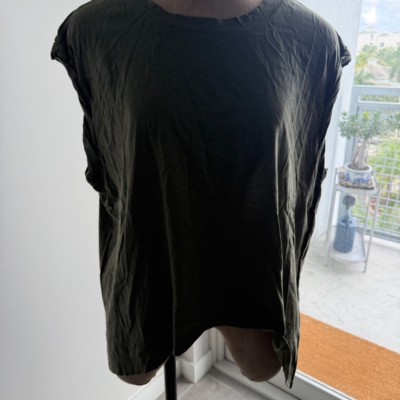 All Saints Muscle Top in Olive Green Size Medium - Picture 5 of 6